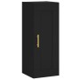 Aparador de madera contrachapada negro 34,5x34x180 cm de vidaXL, Aparadores - Ref: Foro24-3200314, Precio: 95,52 €, Descuento: %