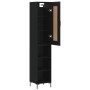 Aparador de madera contrachapada negro 34,5x34x180 cm de vidaXL, Aparadores - Ref: Foro24-3200322, Precio: 95,12 €, Descuento: %