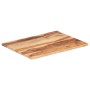 Superficie de mesa madera maciza de sheesham 25-27 mm 70x90 cm de vidaXL, Tableros para mesas - Ref: Foro24-285997, Precio: 1...