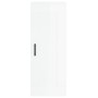 Aparador alto madera contrachapada blanco brillo 34,5x34x180 cm de vidaXL, Aparadores - Ref: Foro24-3200323, Precio: 99,73 €,...