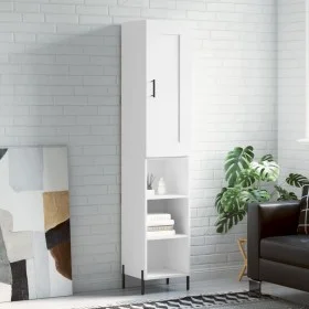 Tall white plywood sideboard 34.5x34x180 cm by vidaXL, Sideboards - Ref: Foro24-3200329, Price: 99,58 €, Discount: %