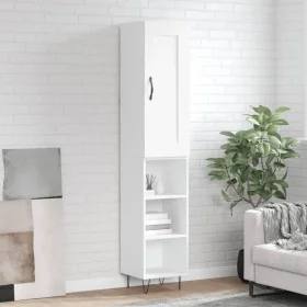 Aparador alto madera contrachapada blanco 34,5x34x180 cm de vidaXL, Aparadores - Ref: Foro24-3200353, Precio: 86,87 €, Descue...