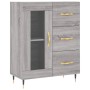 Aparador alto madera contrachapada gris sonoma 69,5x34x180 cm de vidaXL, Aparadores - Ref: Foro24-3189491, Precio: 155,85 €, ...
