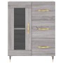 Aparador alto madera contrachapada gris sonoma 69,5x34x180 cm de vidaXL, Aparadores - Ref: Foro24-3189491, Precio: 155,85 €, ...