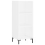 Aparador alto madera contrachapada blanco 34,5x34x180 cm de vidaXL, Aparadores - Ref: Foro24-3198977, Precio: 94,27 €, Descue...
