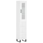 Aparador alto madera contrachapada blanco 34,5x34x180 cm de vidaXL, Aparadores - Ref: Foro24-3199385, Precio: 96,74 €, Descue...