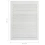Shutter doors 4 pcs solid white pine wood 69x39.4cm by vidaXL, cabinet doors - Ref: Foro24-151162, Price: 89,83 €, Discount: %