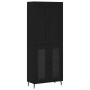 Aparador alto madera contrachapada negro 69,5x34x180 cm de vidaXL, Aparadores - Ref: Foro24-3199634, Precio: 161,09 €, Descue...