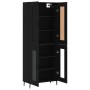 Aparador alto madera contrachapada negro 69,5x34x180 cm de vidaXL, Aparadores - Ref: Foro24-3199634, Precio: 161,09 €, Descue...