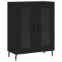 Aparador alto madera contrachapada negro 69,5x34x180 cm de vidaXL, Aparadores - Ref: Foro24-3199634, Precio: 161,09 €, Descue...