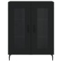 Aparador alto madera contrachapada negro 69,5x34x180 cm de vidaXL, Aparadores - Ref: Foro24-3199634, Precio: 161,09 €, Descue...