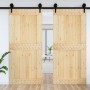 Puerta NARVIK madera maciza pino 100x210 cm en Puertas | Comprar online en Foru.es