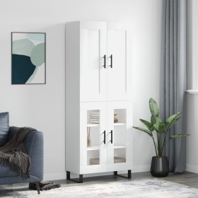 Aparador alto madera contrachapada blanco 69,5x34x180 cm de vidaXL, Aparadores - Ref: Foro24-3199641, Precio: 161,87 €, Descu...