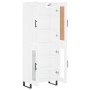 Aparador alto madera contrachapada blanco 69,5x34x180 cm de vidaXL, Aparadores - Ref: Foro24-3199641, Precio: 161,87 €, Descu...