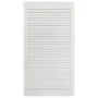 Puerta de armario lamas 2 uds madera pino blanco 99,3x39,4 cm de vidaXL, Puertas de armarios - Ref: Foro24-151170, Precio: 81...