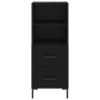 Aparador de madera contrachapada negro 34,5x34x180 cm de vidaXL, Aparadores - Ref: Foro24-3200258, Precio: 114,39 €, Descuent...
