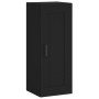 Aparador de madera contrachapada negro 34,5x34x180 cm de vidaXL, Aparadores - Ref: Foro24-3200258, Precio: 114,39 €, Descuent...