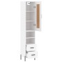 Aparador alto madera contrachapada blanco 34,5x34x180 cm de vidaXL, Aparadores - Ref: Foro24-3200265, Precio: 124,05 €, Descu...