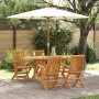Conjunto de Comedor de Jardín 5 pcs Marrón en Mesas de jardín | Comprar online en Foru.es