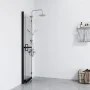 Transparent ESG glass folding shower screen 80x190 cm by vidaXL, Shower walls and screens - Ref: Foro24-151181, Price: 190,68...