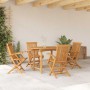 Conjunto de Comedor de Jardín 5 pcs Marrón en Mesas de jardín | Comprar online en Foru.es
