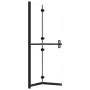 Transparent ESG glass folding shower screen 80x190 cm by vidaXL, Shower walls and screens - Ref: Foro24-151181, Price: 190,68...