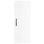Aparador alto madera contrachapada blanco brillo 34,5x34x180 cm de vidaXL, Aparadores - Ref: Foro24-3200483, Precio: 104,68 €...