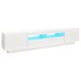 Mueble para TV con luces LED blanco brillante 200x35x40 cm de vidaXL, Muebles TV - Ref: Foro24-3081912, Precio: 186,23 €, Des...