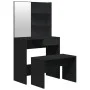 Black vanity set 74.5x40x141 cm by vidaXL, Bedroom Dressers - Ref: Foro24-3114140, Price: 94,73 €, Discount: %