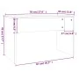 Juego de tocador negro 74,5x40x141 cm de vidaXL, Tocadores para dormitorios - Ref: Foro24-3114140, Precio: 94,73 €, Descuento: %