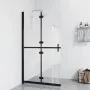 Half-frosted ESG glass folding shower screen 80x190 cm by vidaXL, Shower walls and screens - Ref: Foro24-151187, Price: 197,4...