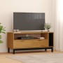 Mueble para TV FLAM madera maciza de pino 110x40x50 cm de vidaXL, Muebles TV - Ref: Foro24-357820, Precio: 117,09 €, Descuent...