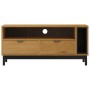 Mueble para TV FLAM madera maciza de pino 110x40x50 cm de vidaXL, Muebles TV - Ref: Foro24-357820, Precio: 117,09 €, Descuent...