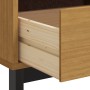 Mueble para TV FLAM madera maciza de pino 110x40x50 cm de vidaXL, Muebles TV - Ref: Foro24-357820, Precio: 117,09 €, Descuent...