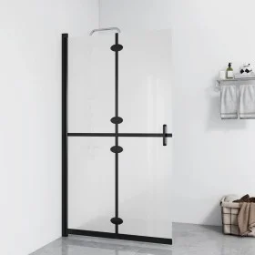 Folding shower screen frosted ESG glass 70x190 cm by vidaXL, Shower walls and screens - Ref: Foro24-151192, Price: 199,06 €, ...