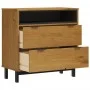 Cómoda FLAM madera maciza de pino 80x40x80 cm de vidaXL, Cajoneras - Ref: Foro24-357815, Precio: 131,76 €, Descuento: %