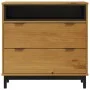 Cómoda FLAM madera maciza de pino 80x40x80 cm de vidaXL, Cajoneras - Ref: Foro24-357815, Precio: 131,76 €, Descuento: %