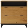 Cómoda FLAM madera maciza de pino 80x40x80 cm de vidaXL, Cajoneras - Ref: Foro24-357815, Precio: 127,39 €, Descuento: %