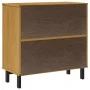 Cómoda FLAM madera maciza de pino 80x40x80 cm de vidaXL, Cajoneras - Ref: Foro24-357815, Precio: 131,76 €, Descuento: %