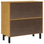 Cómoda FLAM madera maciza de pino 80x40x80 cm de vidaXL, Cajoneras - Ref: Foro24-357815, Precio: 127,39 €, Descuento: %