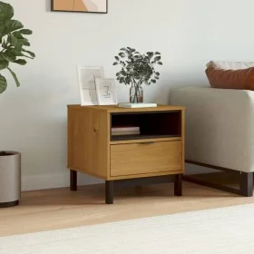 Mesa auxiliar FLAM madera maciza de pino 50x50x50 cm de vidaXL, Mesas auxiliares - Ref: Foro24-357823, Precio: 86,33 €, Descu...