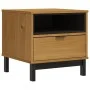 Mesa auxiliar FLAM madera maciza de pino 50x50x50 cm de vidaXL, Mesas auxiliares - Ref: Foro24-357823, Precio: 86,33 €, Descu...