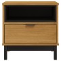 Mesa auxiliar FLAM madera maciza de pino 50x50x50 cm de vidaXL, Mesas auxiliares - Ref: Foro24-357823, Precio: 80,84 €, Descu...