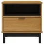 Mesa auxiliar FLAM madera maciza de pino 50x50x50 cm de vidaXL, Mesas auxiliares - Ref: Foro24-357823, Precio: 86,33 €, Descu...