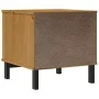 Mesa auxiliar FLAM madera maciza de pino 50x50x50 cm de vidaXL, Mesas auxiliares - Ref: Foro24-357823, Precio: 86,33 €, Descu...