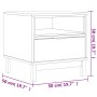 Mesa auxiliar FLAM madera maciza de pino 50x50x50 cm de vidaXL, Mesas auxiliares - Ref: Foro24-357823, Precio: 80,84 €, Descu...