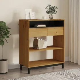 FLAM Stehtisch aus massivem Kiefernholz 92x45x110 cm von vidaXL, Küchen- und Esstische - Ref: Foro24-357824, Preis: 185,66 €,...