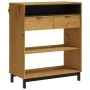 Mesa alta de bar FLAM madera maciza de pino 92x45x110 cm de vidaXL, Mesas de cocina y de comedor - Ref: Foro24-357824, Precio...