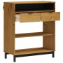Mesa alta de bar FLAM madera maciza de pino 92x45x110 cm de vidaXL, Mesas de cocina y de comedor - Ref: Foro24-357824, Precio...