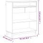 Mesa alta de bar FLAM madera maciza de pino 92x45x110 cm de vidaXL, Mesas de cocina y de comedor - Ref: Foro24-357824, Precio...